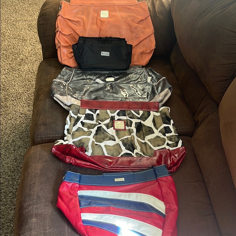 Orange and Black Belt Bags Collection